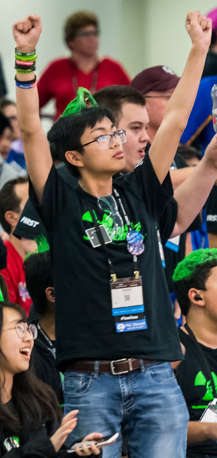 FRC Students Celebrating